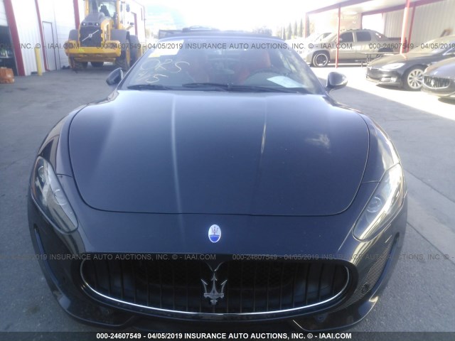 ZAM45VMA0H0243687 - 2017 MASERATI GRANTURISMO S/SPORT/MC BLACK photo 6