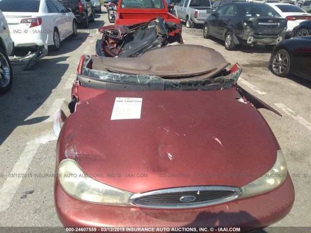 3FAFP6636YM112309 - 2000 FORD CONTOUR SE BURGUNDY photo 6