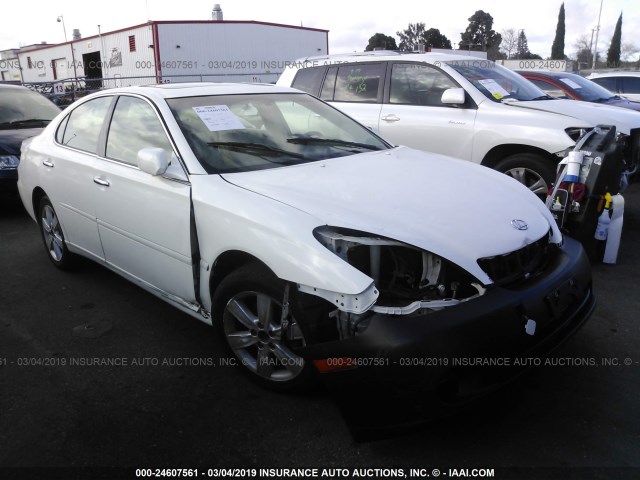 JTHBA30G255062772 - 2005 LEXUS ES 330 WHITE photo 1