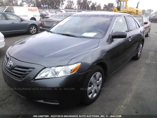 4T1BE46K87U065414 - 2007 TOYOTA CAMRY NEW GENERAT CE/LE/XLE/SE GRAY photo 2