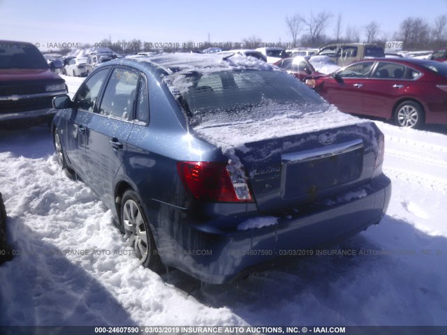 JF1GE6A66BH509588 - 2011 SUBARU IMPREZA 2.5I BLUE photo 3