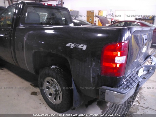 1GCEK14X39Z163103 - 2009 CHEVROLET SILVERADO K1500 BLACK photo 3