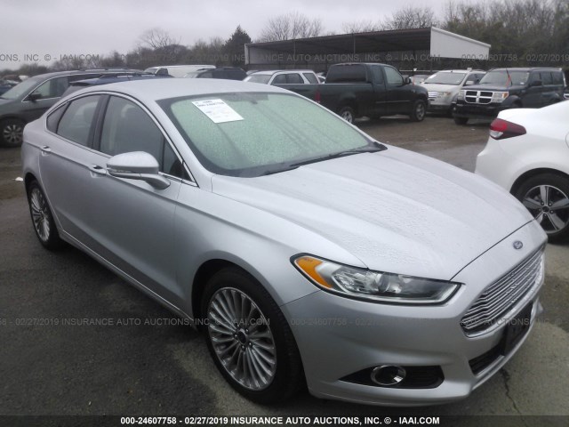 3FA6P0K94GR218072 - 2016 FORD FUSION TITANIUM SILVER photo 1