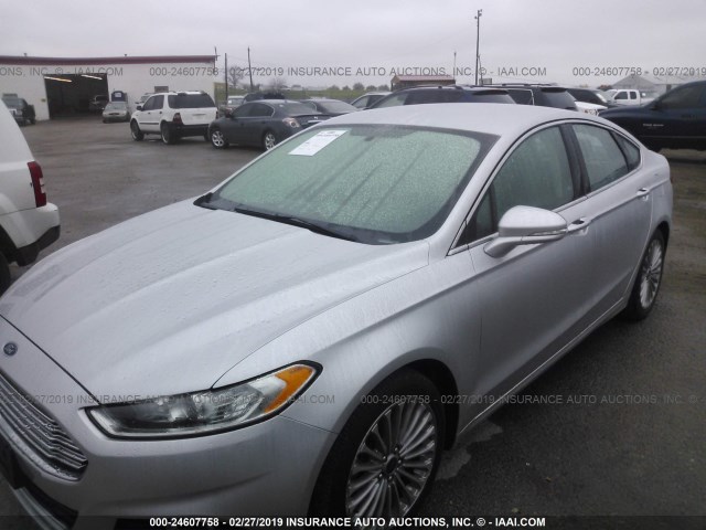 3FA6P0K94GR218072 - 2016 FORD FUSION TITANIUM SILVER photo 2