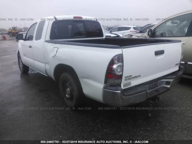 5TFTX4CN4DX034690 - 2013 TOYOTA TACOMA ACCESS CAB თეთრი ფოტო 3