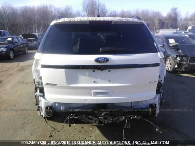 1FM5K8GT2FGB63940 - 2015 FORD EXPLORER SPORT WHITE photo 6