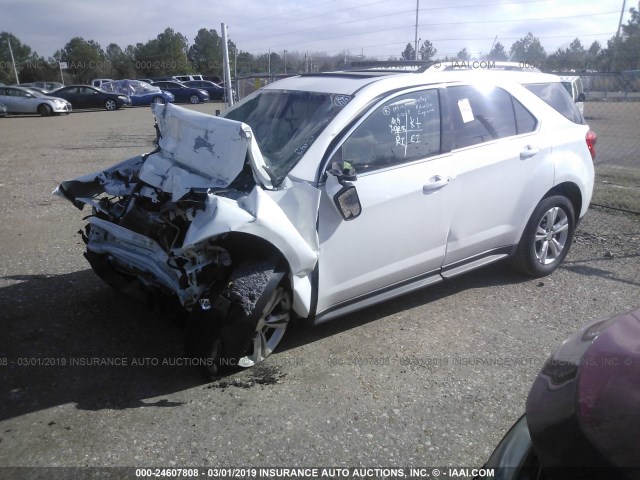 2GNALDEK4C6357164 - 2012 CHEVROLET EQUINOX LT WHITE photo 2