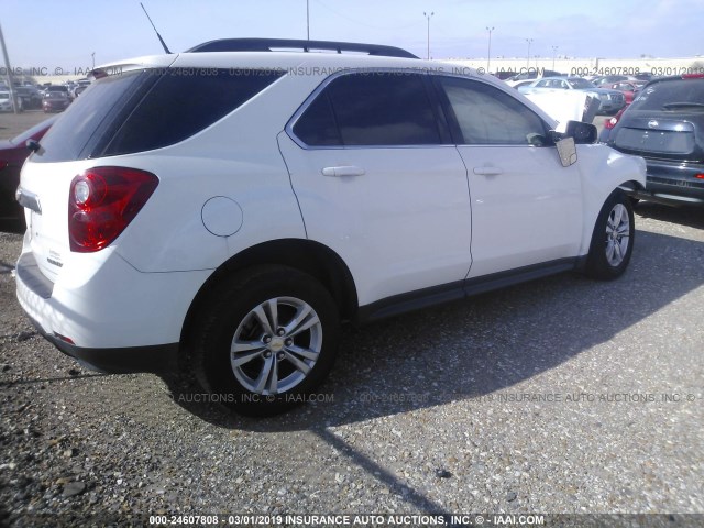 2GNALDEK4C6357164 - 2012 CHEVROLET EQUINOX LT WHITE photo 4