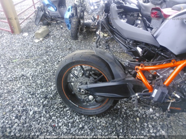 VBKVR9405AM969909 - 2010 KTM 1190 RC8 ORANGE photo 6