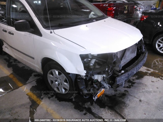 2D4RN1AE2AR217228 - 2010 DODGE GRAND CARAVAN C/V WHITE photo 1