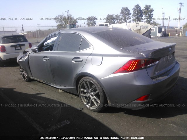 JTHBA1D21J5069967 - 2018 LEXUS IS 300 GRAY photo 3