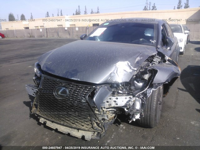 JTHBA1D21J5069967 - 2018 LEXUS IS 300 GRAY photo 6