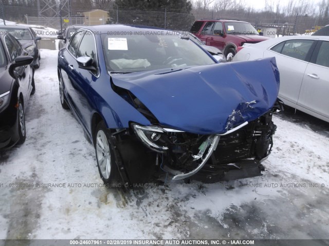 1C3CCCAB9FN588972 - 2015 CHRYSLER 200 LIMITED BLUE photo 1