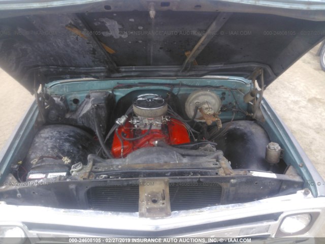 CE249S821989 - 1969 CHEVROLET C20 GRAY photo 10