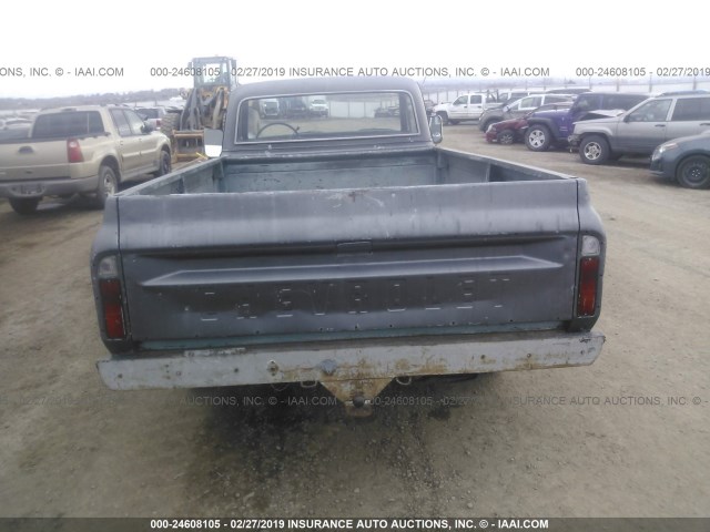 CE249S821989 - 1969 CHEVROLET C20 GRAY photo 7