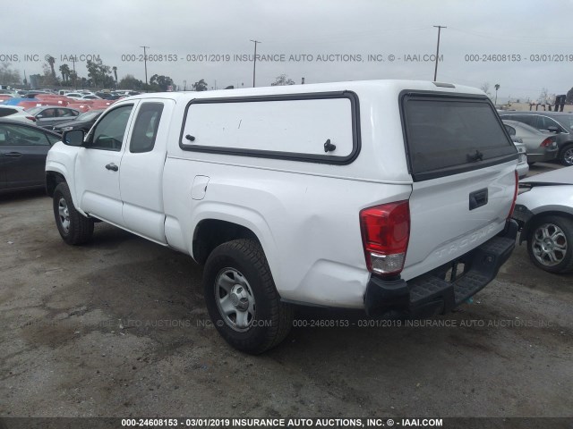 5TFRX5GN6GX061422 - 2016 TOYOTA TACOMA ACCESS CAB/SR/SR5 თეთრი ფოტო 3