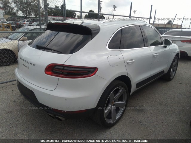 WP1AB2A50FLB42780 - 2015 PORSCHE MACAN S WHITE photo 4