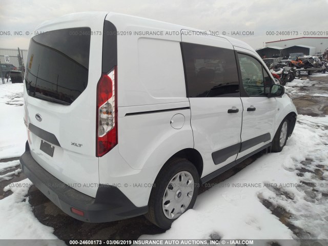 NM0LE6F78G1282668 - 2016 FORD TRANSIT CONNECT XLT WHITE photo 4