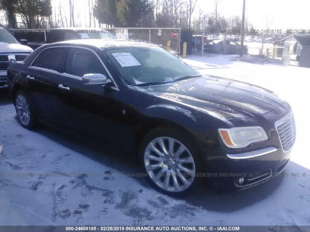 2C3CCAAG5DH726982 - 2013 CHRYSLER 300 BLACK photo 1