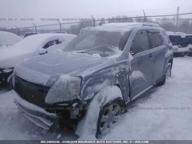 2GKFLWEK5F6209690 - 2015 GMC TERRAIN SLE BLUE photo 2