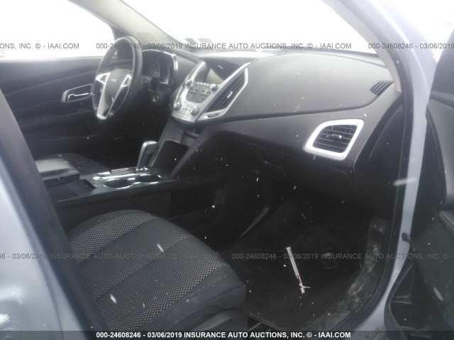 2GKFLWEK5F6209690 - 2015 GMC TERRAIN SLE BLUE photo 5