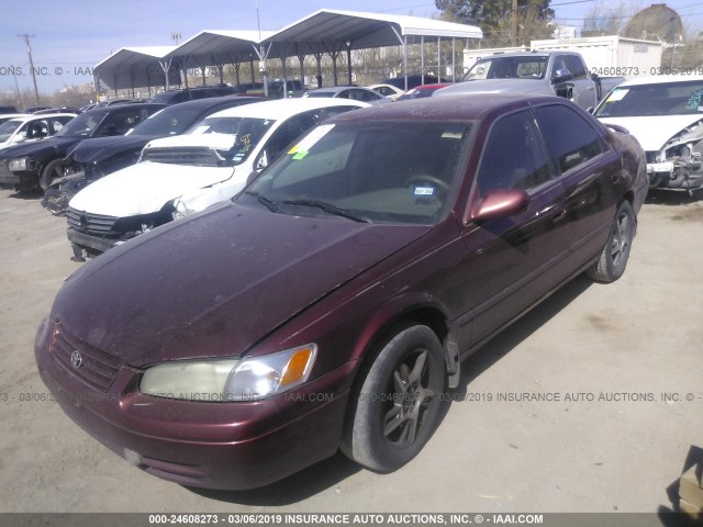 JT2BG22K1X0325984 - 1999 TOYOTA CAMRY LE/XLE MAROON photo 2