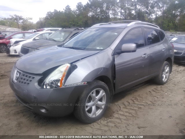 JN8AS5MT1AW505354 - 2010 NISSAN ROGUE S/SL/KROM GRAY photo 2