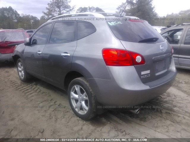 JN8AS5MT1AW505354 - 2010 NISSAN ROGUE S/SL/KROM GRAY photo 3