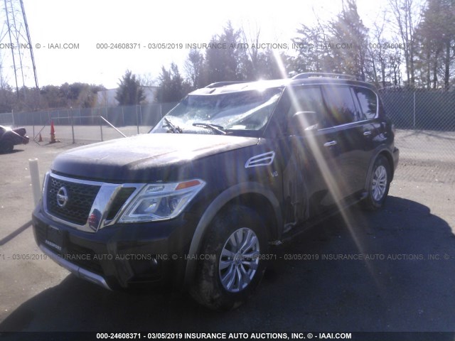 JN8AY2NC5H9507645 - 2017 NISSAN ARMADA SV/SL/PLATINUM Champagne photo 2