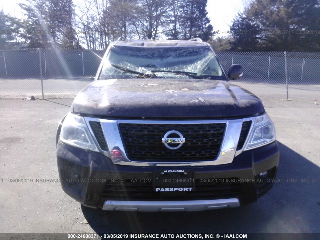 JN8AY2NC5H9507645 - 2017 NISSAN ARMADA SV/SL/PLATINUM Champagne photo 6