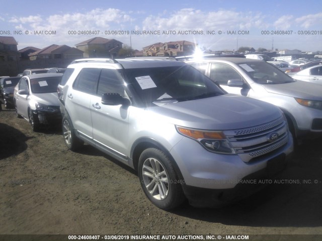 1FMHK7D82CGA60634 - 2012 FORD EXPLORER XLT SILVER photo 1