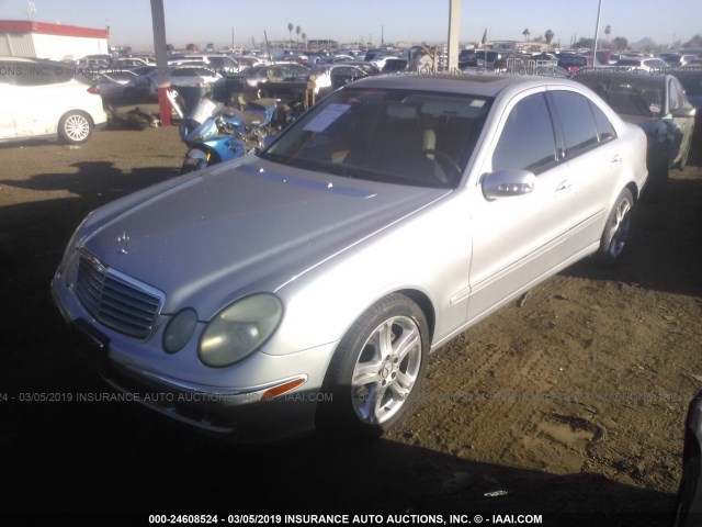 WDBUF56J66A862766 - 2006 MERCEDES-BENZ E 350 SILVER photo 2