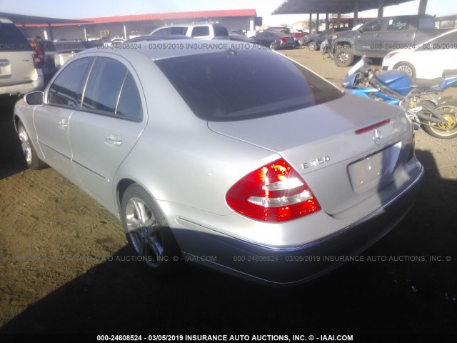 WDBUF56J66A862766 - 2006 MERCEDES-BENZ E 350 SILVER photo 3