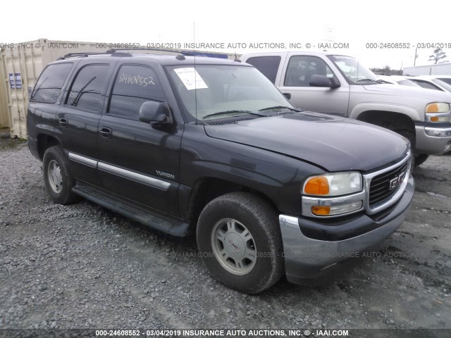 1GKEC13T25J224675 - 2005 GMC YUKON GRAY photo 1