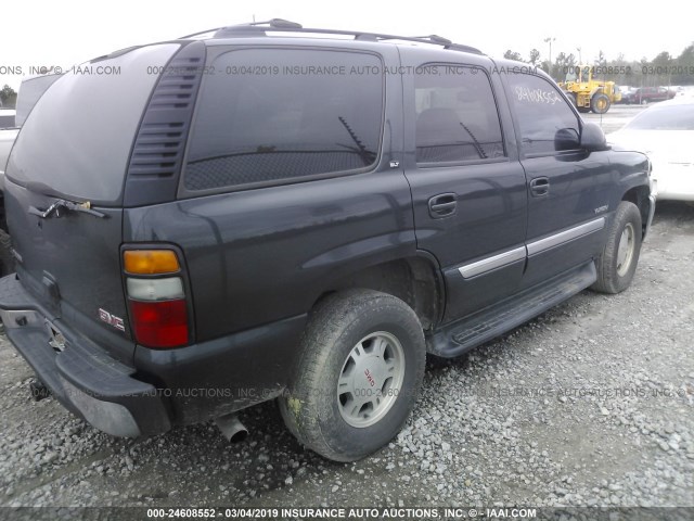 1GKEC13T25J224675 - 2005 GMC YUKON GRAY photo 4