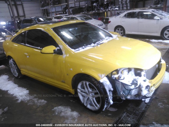 1G1AP14P667689807 - 2006 CHEVROLET COBALT SS SUPERCHARGED YELLOW photo 1