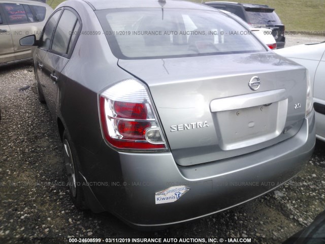 3N1AB61E27L670290 - 2007 NISSAN SENTRA 2.0/2.0S/2.0SL GRAY photo 3