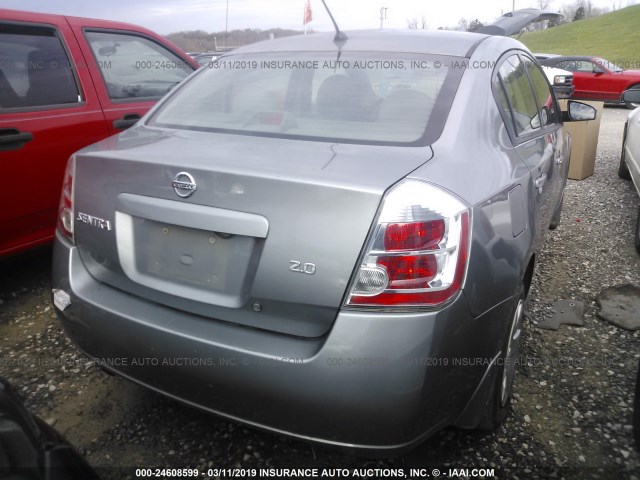 3N1AB61E27L670290 - 2007 NISSAN SENTRA 2.0/2.0S/2.0SL GRAY photo 4