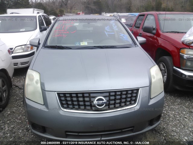 3N1AB61E27L670290 - 2007 NISSAN SENTRA 2.0/2.0S/2.0SL GRAY photo 6