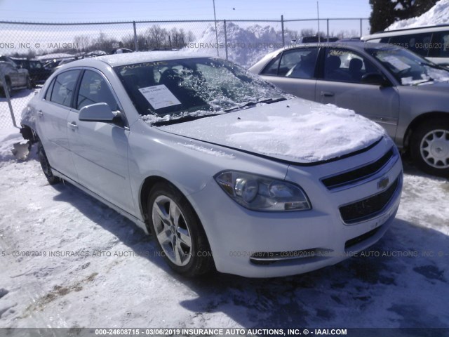 1G1ZC5EB1AF167089 - 2010 CHEVROLET MALIBU 1LT WHITE photo 1
