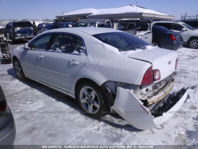 1G1ZC5EB1AF167089 - 2010 CHEVROLET MALIBU 1LT WHITE photo 3