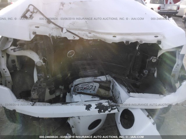 1FTEX1EW5AKE43514 - 2010 FORD F150 SUPER CAB WHITE photo 6