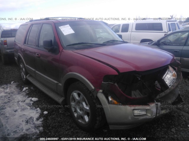 1FMFU18L54LA73982 - 2004 FORD EXPEDITION EDDIE BAUER RED photo 1