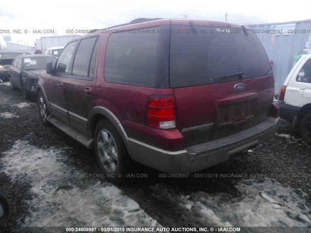 1FMFU18L54LA73982 - 2004 FORD EXPEDITION EDDIE BAUER RED photo 3