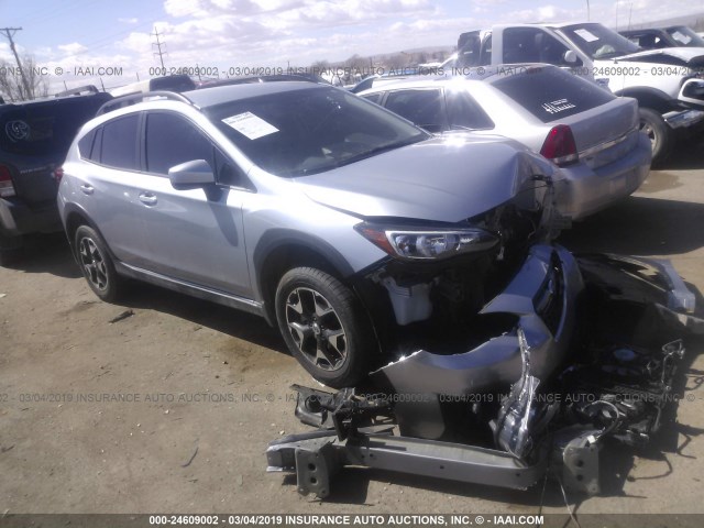 JF2GTADC4JH222559 - 2018 SUBARU CROSSTREK PREMIUM SILVER photo 1