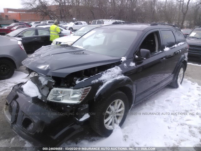 3C4PDCBB8DT556830 - 2013 DODGE JOURNEY SXT BLACK photo 2