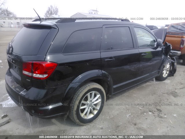 3C4PDCBB8DT556830 - 2013 DODGE JOURNEY SXT BLACK photo 4