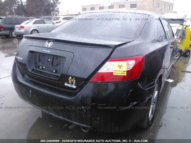 2HGFG11827H536522 - 2007 HONDA CIVIC EX BLACK photo 4