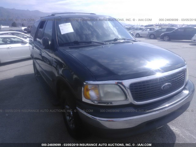 1FMRU15W11LB76517 - 2001 FORD EXPEDITION XLT GREEN photo 1