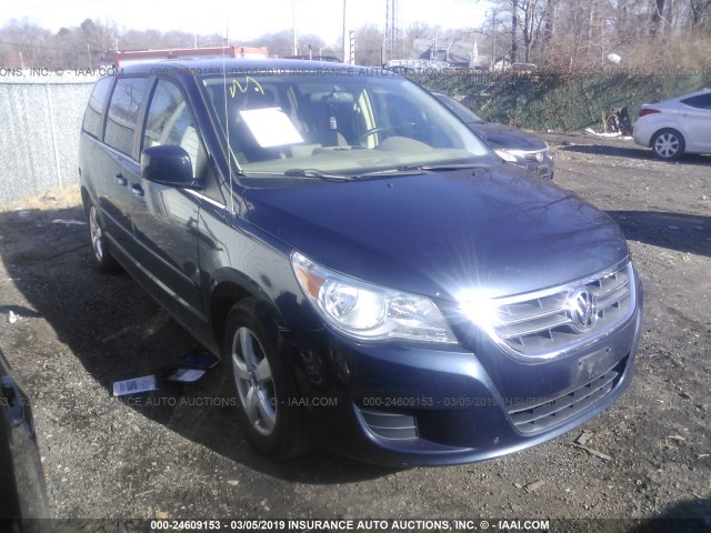 2V8HW34159R518361 - 2009 VOLKSWAGEN ROUTAN SE BLUE photo 1